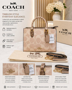 COACCH MAGGIE SMALL TOTE BAG PREMIUM WITH DUST BAG