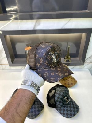 Loui Vuitton Logo Premium Monogram Cap F3492-A1