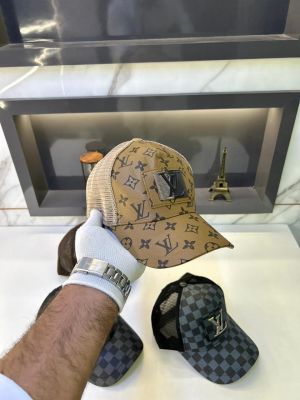 Loui  Vuitton Logo Premium Monogram Cap F3492-A2