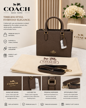 COACCH MAGGIE SMALL TOTE BAG PREMIUM WITH DUST BAG