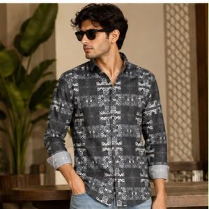 CHROME HEARTS PREMIUM BLACK GRAFFITI SHIRT