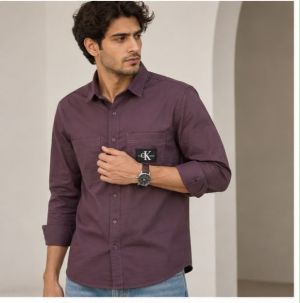 CK MAROON PREMIUM POCKET SHIRT