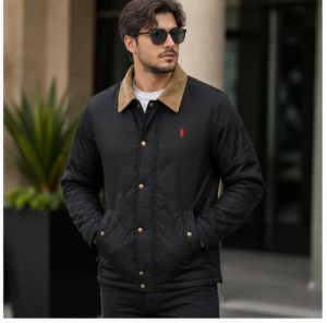 RALPPH LAUREN PREMIUM BLACK BROWN JACKET