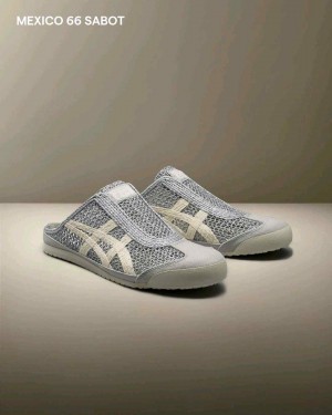 Onitsukaa Tiger Mexico 66 Sabot Pure Silver Cream