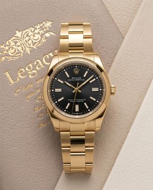 Rolee_x Oyster Perpetual Milgauass Gold-Black