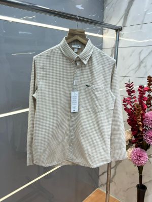 Lacost Cemal Premium Shirt 100% Oxford Cotton Fabric With custom Branded Button Tagging And Brand Poly Bag 3830
