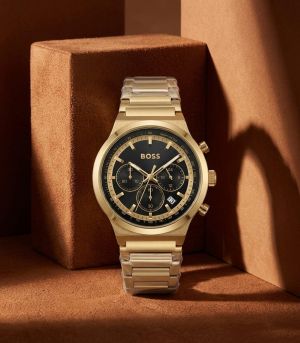 Boss Candor Chronograph Gold-Black
