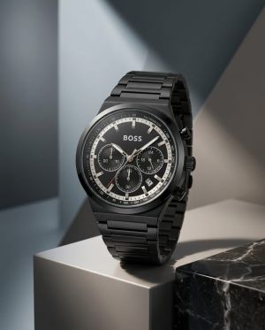Boss Candor Chronograph Black