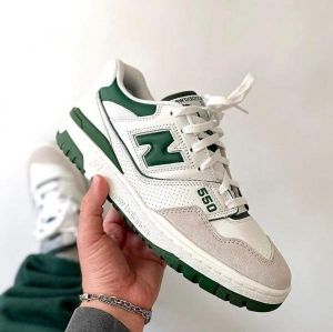 Neww_Balance 550 White Green For Men And Women Fix