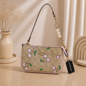 COAC Nolita Classy Flowe Patch Sling Bag With box 6299