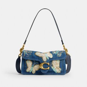 Coac tabby 26 shoulder bag with butterfly embellishment with box 954