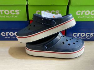 Croccs Off Court Clogs Navy