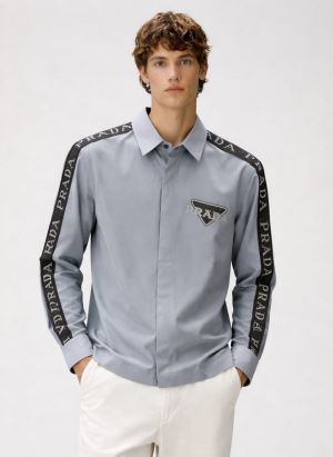 PRADXA IMPORTED STORE ARTICLE DIAMOND CHINA SHIRT