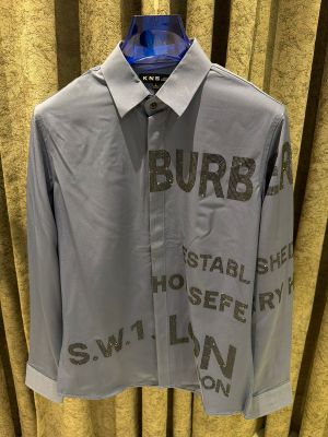Burberrxy IMPORTED STORE ARTICLE CHINA FULL SLEEVES SHIRT