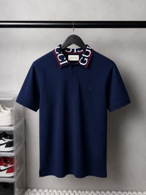 Gucc_ Premium Imported Knit Polo T-Shirt 1566