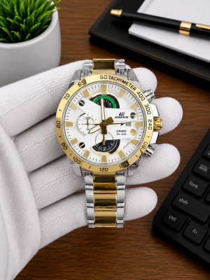 Casio Edifice 540 Two Tone White AT339