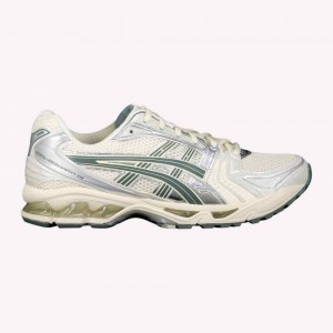 Asiics Gel Kayano 14 Trainers Birch Silver Green 736