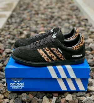 Adidass End X Neighborhood X Samba Black Leopard