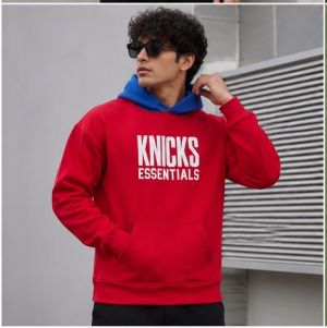 ESSENTIAL RED KNICKS PREMIUM HOODIE