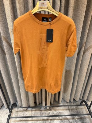 AX ARMAN EXCHANGE PREMIUM ORANGE  KNITTED TSHIRT