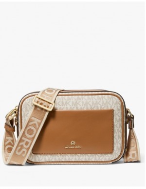 MICHAEL KOR logo print Maeve crossbody with box 1003