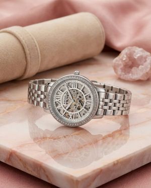 Fossii_l Delphi Automatic full silver 
