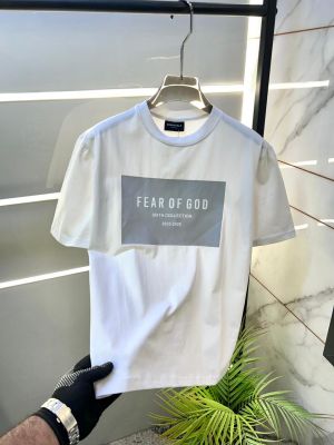 Essential Fear Of God White Premium Round Neck T-shirt F3605-WH