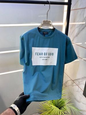 Essential Fear Of God Green Premium Round Neck T-shirt F3605-GR