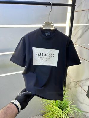 Essential Fear Of God Black Premium Round Neck T-shirt F3605-BL