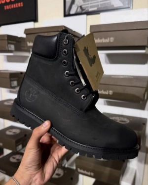 TIMBERLAND LONG BOOT BLACK PREMIUM