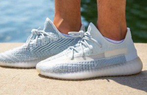White Reflective Yeezy 350 Cloud White
