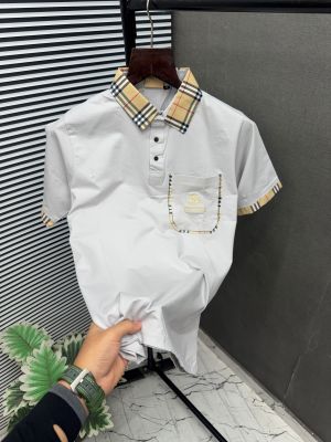 Sale BURRBERRY  Imported Fabric Current Store Article Very Premium Tshirt 497