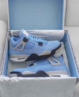 Jordan 4 Unc University Blue Semi ua quality with special box 047