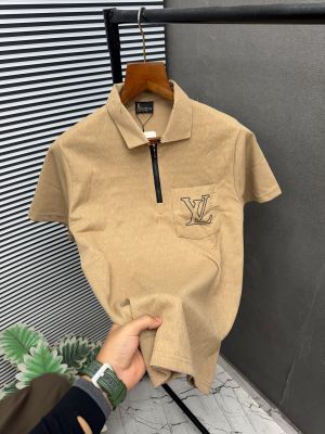 Sale LOUIIS VUITTON Imported Fabric Current Store Article Very Premium Tshirt 497