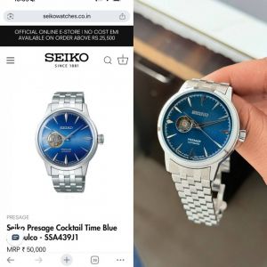 Seik o Presage Automatic ( Open back ) AAA