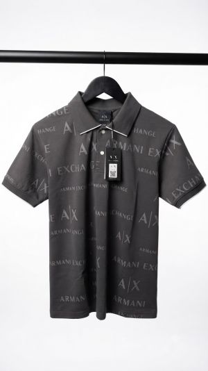 Arman_ Exchange All Over Logo Polo T-Shirt with OG Packaging T-Shirt 1371