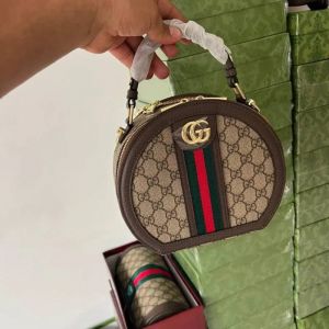 Guucii ophidia gg round slingbag with double box packing 