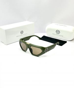 PHILLIPP PLEIN 341 GREEN BROWN GLASSES