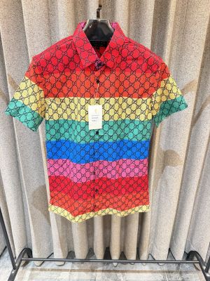 GUCCCI PREMIUM GG HALF SLEEVS IMPORTED SHIRTS