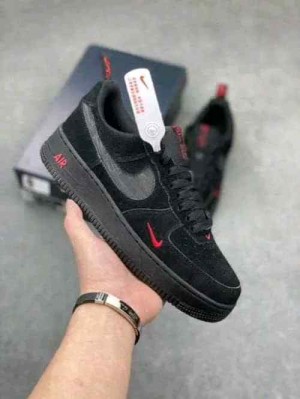 nikkee Airforce 1 Multi Swoosh Black Crimson