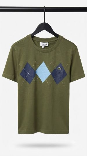 Lacost_ Diamond Print T-Shirt 1230