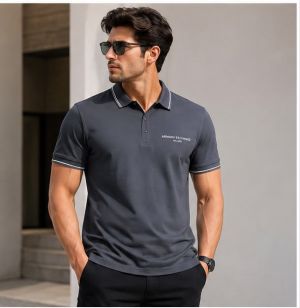 AX ARMAN EXCHANGE GREY PREMIUM POLO