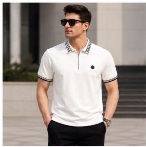 BALLMAIN PREMIUM WHITE EMBORSSED POLO