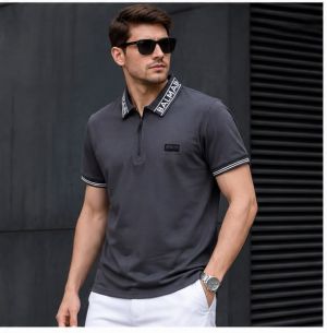 BALLMAIN PREMIUM GREY EMBORSSED POLO