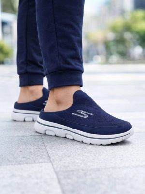 Skecherr.s Go-Walk Slip-on Navy White 535