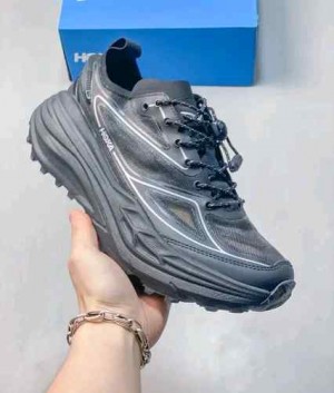 Hoka Stinson One7 Black SIlver 2680