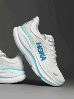 Hoka Bondi 9 Frost White Blue (922)