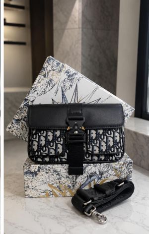 Christian_dio_Mini Saddle Messenger Bag with box 6499