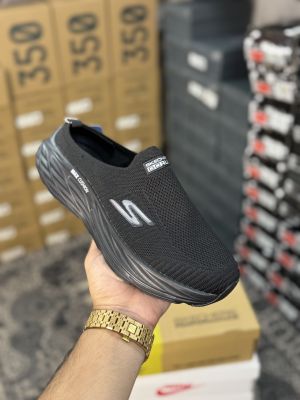 Skecherrs Mens Max Cushioning Slip-on Black