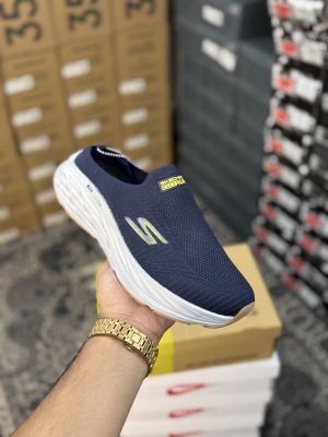 Skecherrs Mens Max Cushioning Slip-on Navy